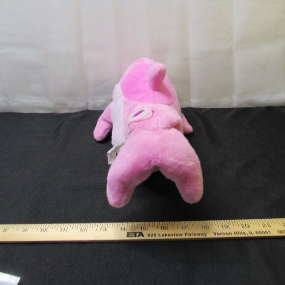 The Petting Zoo Pink Dolphin Plush Toy 17" Heart Gem Sea World 1994 Vintage - Picture 9 of 12